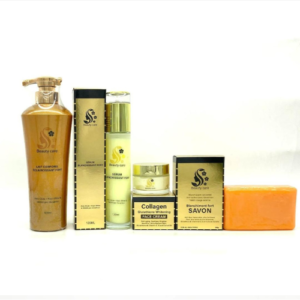 Gamme éclaircissant gluta white glutathion, collagéne et vitamine C. ( tient metissé)